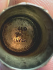 Antique Sterling Silver /gold accent Signed Thimble 4.2g see pics I combine ship — photo 5