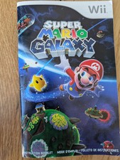 Super Mario Galaxy Nintendo Wii NO GAME MANUAL ONLY