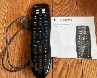 Logitech Harmony 350 Advanced Universal Remote Control   Tested & Working