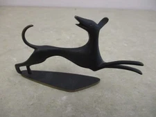 Hagenauer Bronze - 1955 - Handmade Dog Sculpture- Austria - Very Rare- Excellent