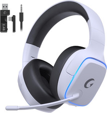 2.4Ghz Wireless Gaming Headsets for PS5, PS4, PC, Switch - Bluetooth 5.3 Gaming