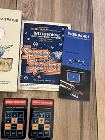 Intellivision Voice Synthesis Cartridges Bomb Squad B-17 Bomber Space Spartans