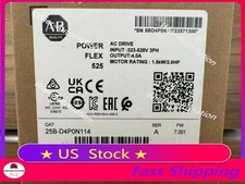 New Allen Bradley 25B-D4P0N114 SER A Powerflex 525 AC Drive 2HP Surplus SEALED