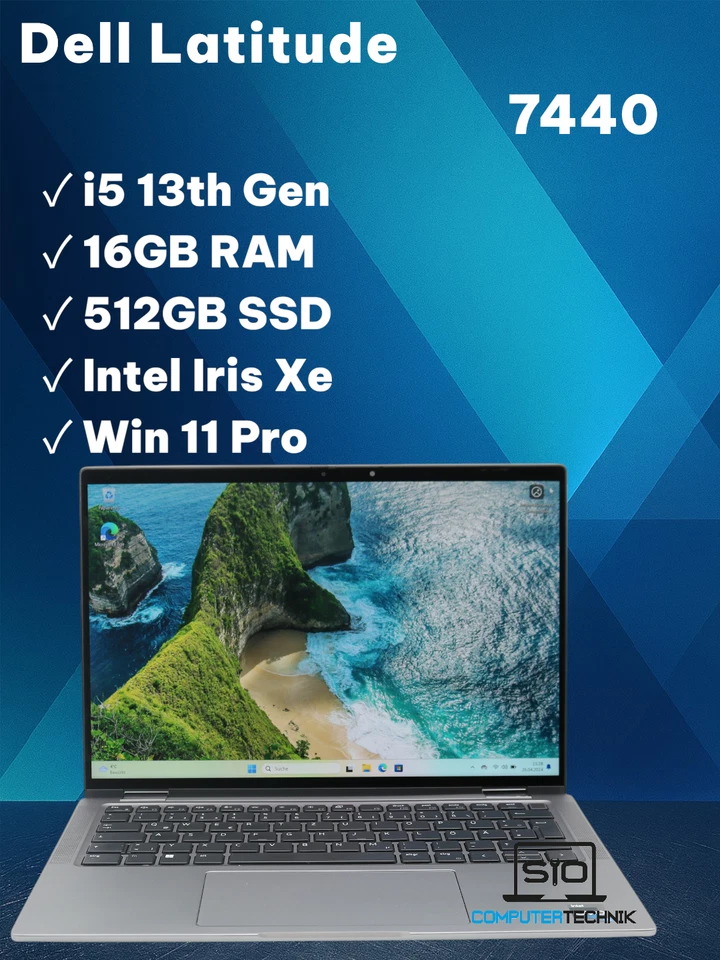 Dell Latitude 7440 · i5-1335U · 16GB · 512GB, Foto 1 von 5