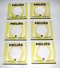 PHILIPS RECORDS : Six 45 RPM Company Record Sleeves / Circa 1967  