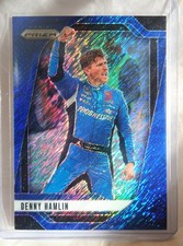 DENNY HAMLIN 2025 PRIZM RACING FOTL #11 BLUE SHIMMER PRIZM 1/10 FIRST ON PRINT!!