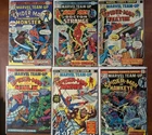 VINTAGE Spider-man Marvel Team-Up LOT OF 6, VG ,#22,25,27,34,35,36 BAGS & BOARDS