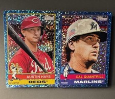 2025 Topps Heritage High Number Base Chrome Light Blue Sparkle #501-725 YOU PICK