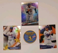 FRANCISCO LINDOR 2026 Topps STARS OF MLB #SMLB-42, #SMLB-11 & #SMLB-10 Mets
