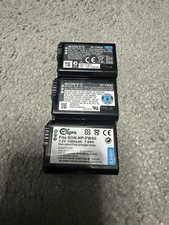 3x Genuine SONY NP-FW50 Digital Camera Battery