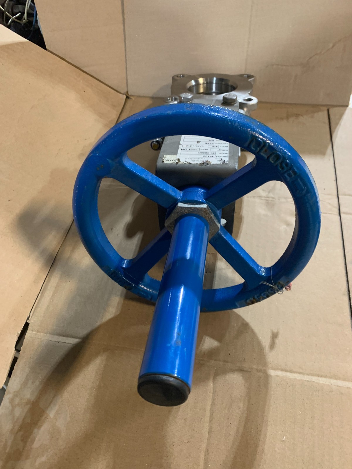 American Controls Technologies 3" Knife Gate Valve SS Rising Stem Mod#20-3636R