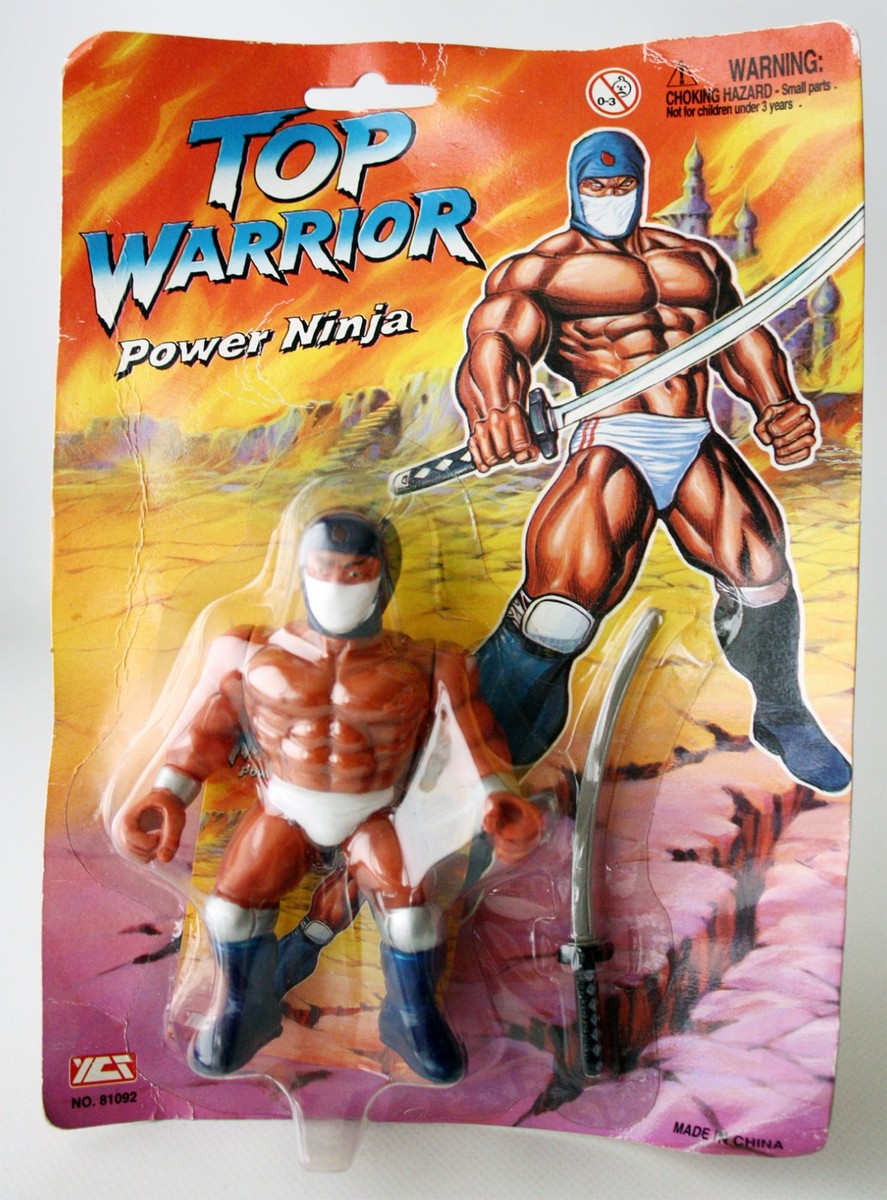 VINTAGE 1993 TOP WARRIOR POWER NINJA FIGURE WRESTLING WWF WWE MCT