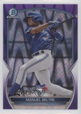 2023 Bowman Chrome Prospects Purple RayWave Refractor /250 Manuel Beltre 0c7s