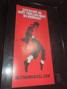 MJ Broadway Flyer Michael Jackson Musical AFFORDABLE LAST ONE!