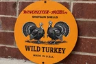 Winchester Western Ammunition Hunting Gun Vintage Style  Metal Sign Wild Turkey
