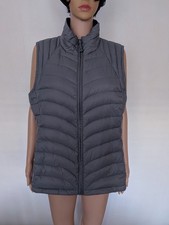 Gilet imbottito trapuntato donna Liz Claiborne grigio taglia media 12