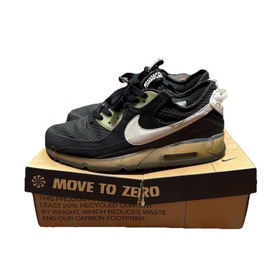 NIKE AIR MAX 90 TERRASCAPE CRATER FOAM BLACK WHITE MENS DM0033 002 SZ 10 (ABS)