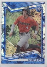 2022 Panini Elite Extra Edition Blue 11/20 Justin Boyd #73 1u6