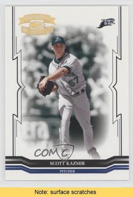 2005 Donruss Throwback Threads Gold Century Proof 51/100 Scott Kazmir READ fm0