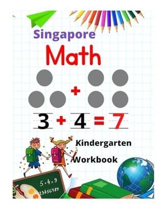 Singapore Math Kindergarten Workboo..., practice, kinde