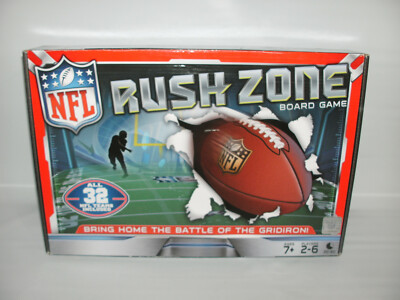 2013 Toy Island NFL Rush Zone Board Game COMPLETE