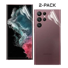 For Samsung S25 Ultra S24+ S23 S22 Front+Back Hydrogel Clear Screen Protector