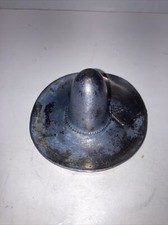 Vintage Metal Cowboy Hat Made In Occupied Japan Souvenir