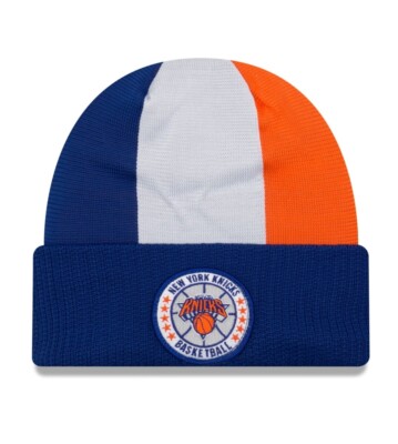 New York Knicks New Era Beanie 2018 Authentics Tip Off Series Cuff Knit Cap NWT