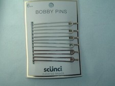 SCUNCI 6 BOBBY PINS UP DO HAIR ACCESSORY