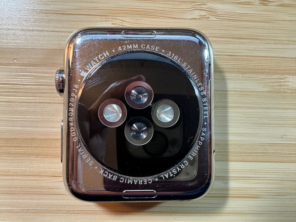 Apple Watch 42mm case 316L Stainless Steel Sapphire Crystal Apple Watch 42mm case 316L Stainless Steel Sapphire Crystal