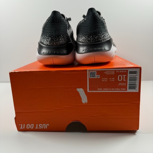 Nike Free RN Flyknit 2018 Schuhe Herren Größe 10 grau weiß schwarz Laufen 942838 101 - Bild 5 von 10