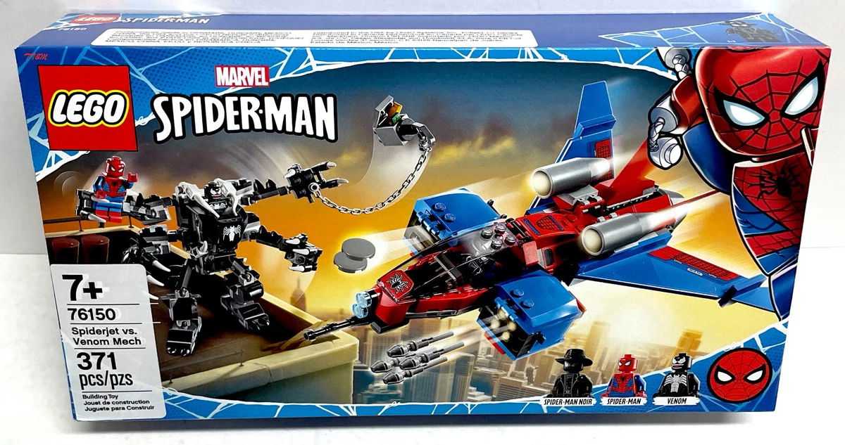 X) LEGO Marvel Super Spider-Man Spiderjet vs. Venom Mech (76150) (NISB) 673419320412 eBay