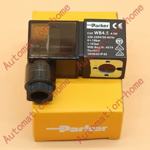 1PC New Parker Coil WB4.5 220-230V 4.5W 10bar TU 50 ℃ Solenoid Valve Coil
