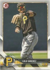 Lolo Sanchez Pittsburgh Pirates 2018 Bowman Draft
