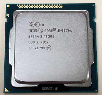 Intel BX80637I53570K SR0PM Core i5-3570K Processor 6M Cache, 3.80 GHz TESTED CPU