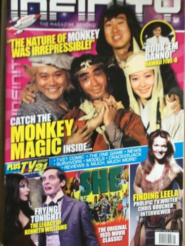 INFINITY 38 MAGAZINE KENNETH WILLIAMS CARRY ON MONKEY MAGIC HAWAII FIVE O LEELA - Picture 1 of 1