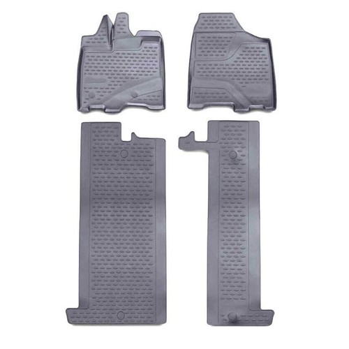 Floor Mats Liner For Toyota Sienna 20132020 All Weather Molded 3D Grey
