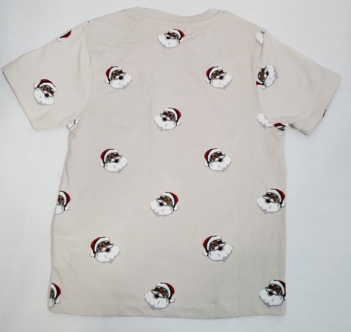 Cactus Boys Size 5/6 Christmas Shirt Tan Santa Short Sleeve T-Shirt New! - Picture 5 of 5