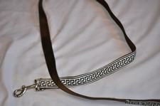 NWT Blueblood Living Dog Leash from Banana Republic black white Retail $44