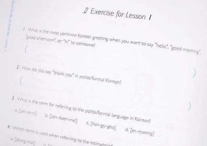 Talk To Me In Korean Textbook+Workbook Level 1 (TTMIK) - Image 4 of 4