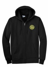 Norfolk and Western Railway Zippered Hoodie Sweatshirt 04 