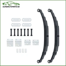 For 6000lbs Single Trailer Axle Suspension Kit 5 leaves 3000# Spring Hangers Kit