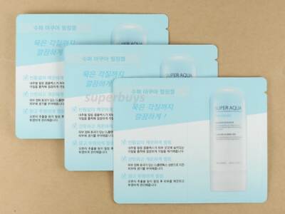 3pcs Samples Korea Missha Super Aqua D-Tox Peeling Gel Fruit Extracts Skincare