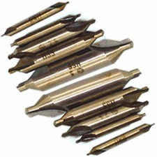 10x Zentrierbohrer 60&deg; HSS Kombiniert Center Senker Bohrer Drill Bit Set 1-5mm