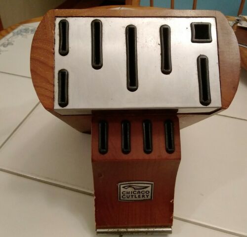 Chicago Cutlery Knife Block - 12 Slot Stainless Top - Picture 1 of 3