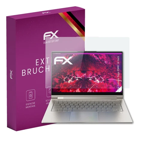 atFoliX Glasfolie für Lenovo Yoga C940 14 Inch Panzerfolie 9H Schutzpanzer