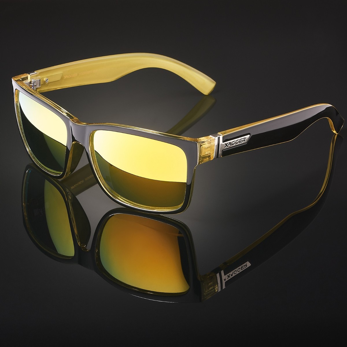 Xagger Occhiali Da Sole Sportivi Polarizzati Uomo - Modello XG13 - Avvolgenti Per Corsa E Pesca