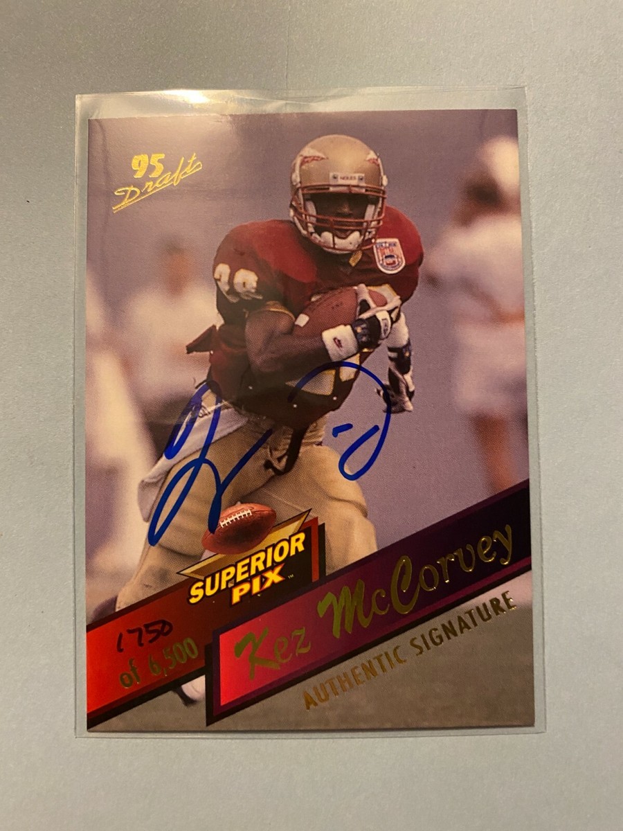 マッピーFIX TEAM Bradshaw 18-19 A22,456 - 1995 Superior Pix Autographs #9 Kez McCorvey/6500 | eBay