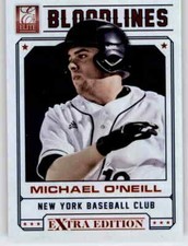 2013 Elite Bloodlines Paul O'Neill Michael Rookie RC Insert MLB Yankees #3