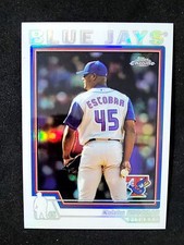 2004 Topps Chrome #68 Kelvim Escobar Refractors Blue Jays